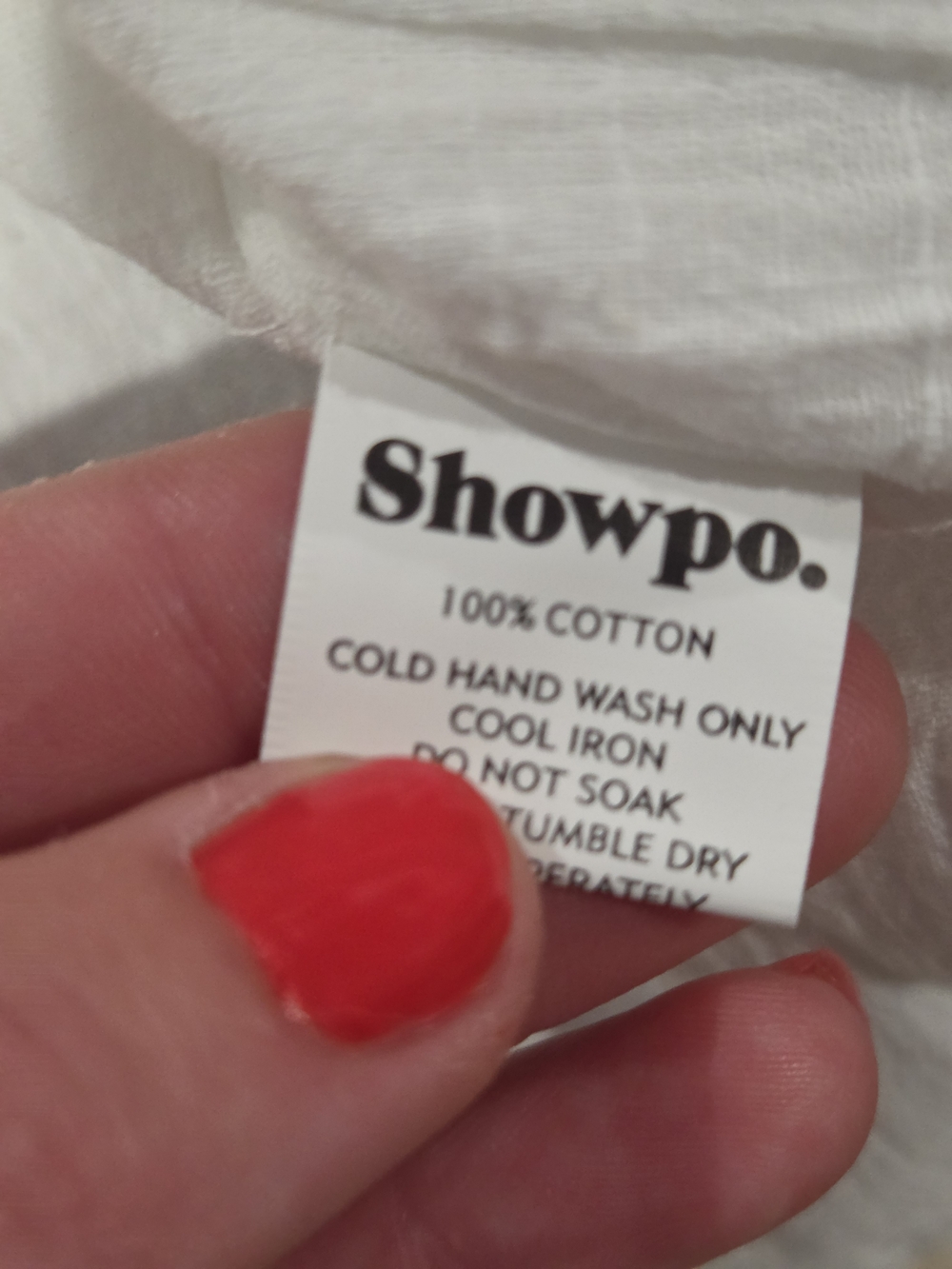 Showpo Not Happening 100% Cotton White Tie Front Mini Skirt NWT Size 6 - Picture 3 of 16